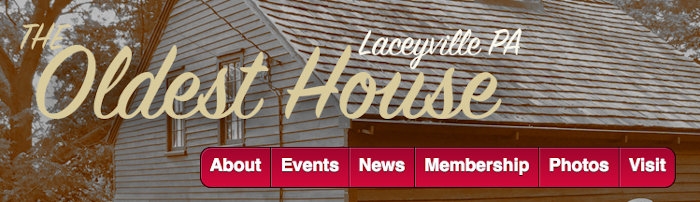 The Oldest House website example