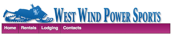 West Wind Power Sports website example